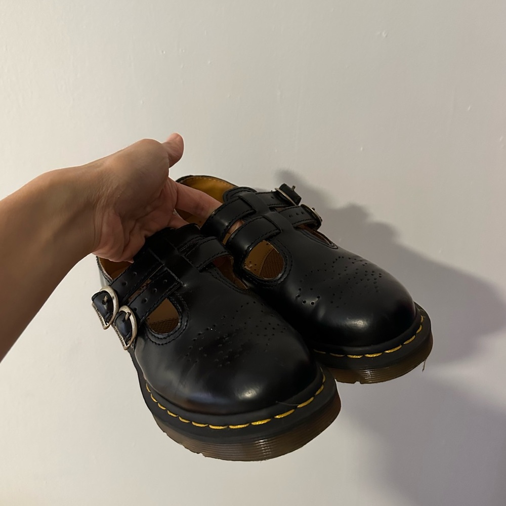 Dr. Martens Patent Leather Mary Jane Shoes